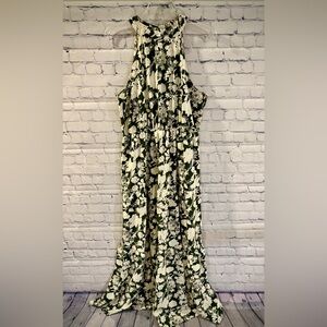 Floral Sleeveless Maxi Dress